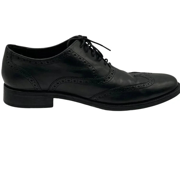 Cole Haan Air Madison Wingtip Oxford Mens 10.5 Dress Shoe Black C10145 Timeless - Picture 8 of 16
